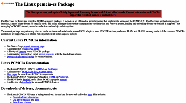 pcmcia-cs.sourceforge.net