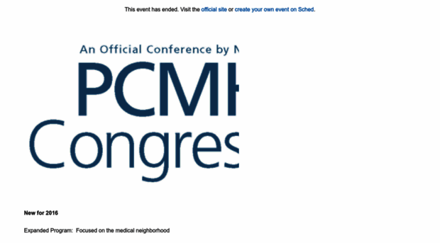 pcmhcongress2016.sched.org