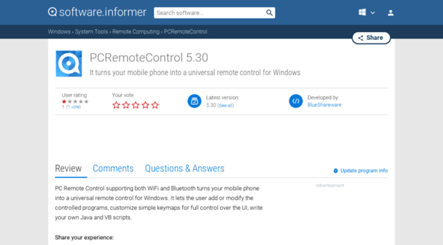 pcremotecontrol.software.informer.com
