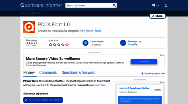 pdca-font.software.informer.com