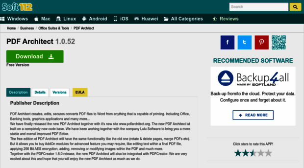 pdf-architect.soft112.com