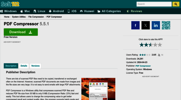 pdf-compressor.soft112.com