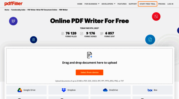 pdf-writer.pdffiller.com