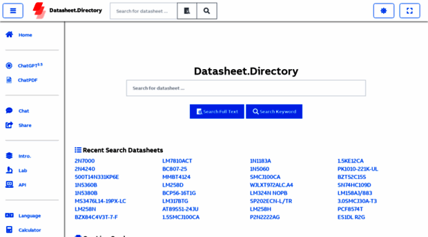 pdf.datasheet.directory