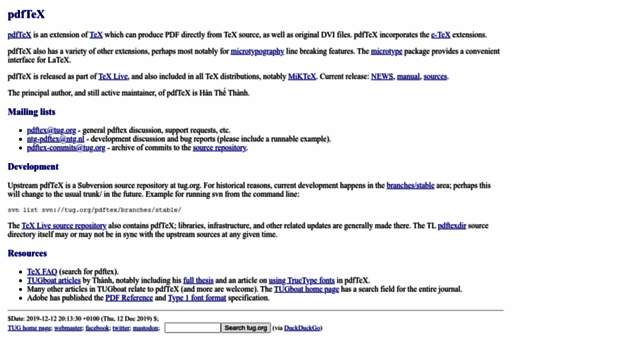 pdftex.org