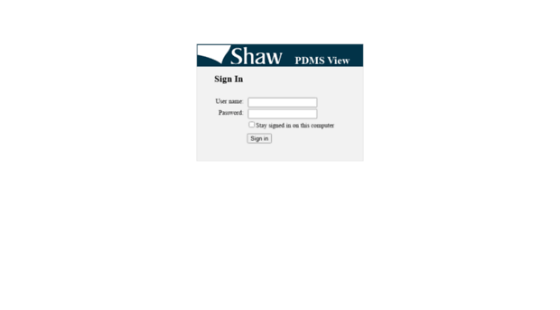 pdmsview.shawinc.com