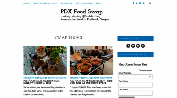 pdxfoodswap.com