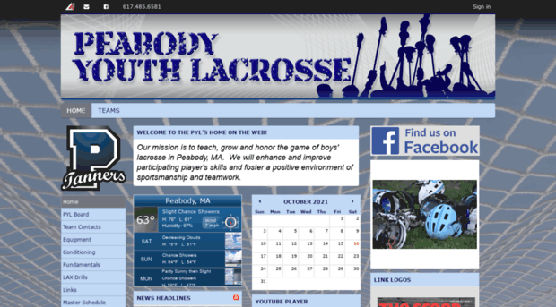 peabodyyouthlacrosse.org