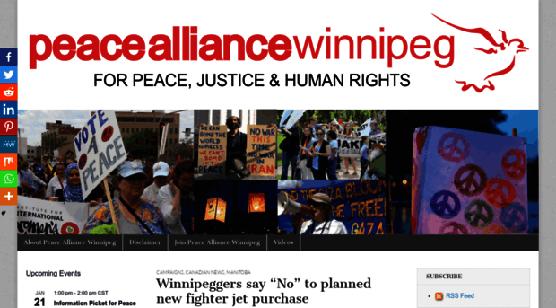 peacealliancewinnipeg.ca