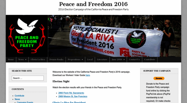 peaceandfreedom2016.org