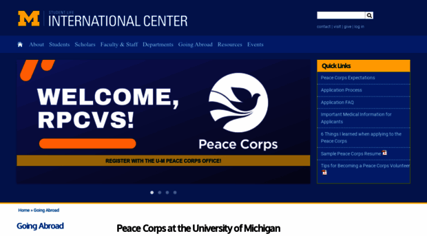 peacecorps.umich.edu