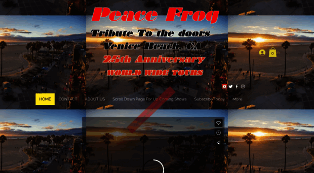 peacefrogband.com