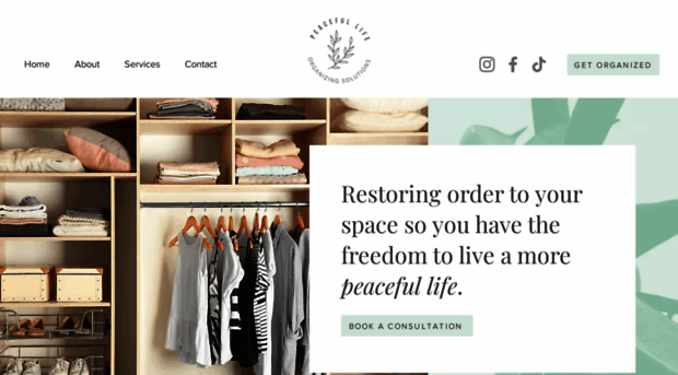 peacefullifeorganizing.com