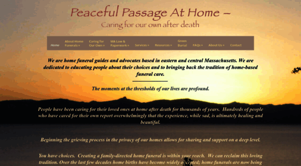 peacefulpassageathome.com