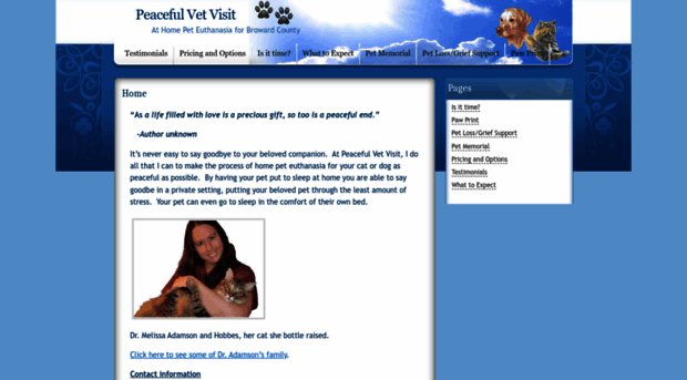 peacefulvetvisit.com