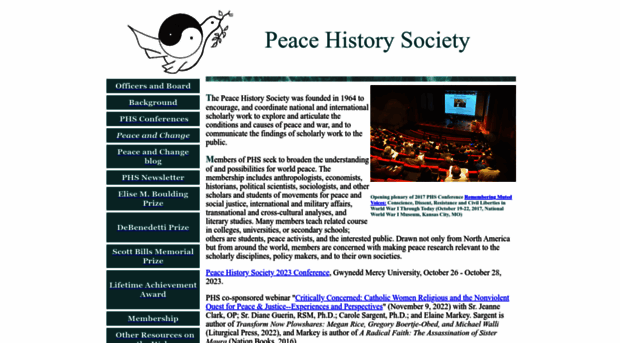 peacehistorysociety.org