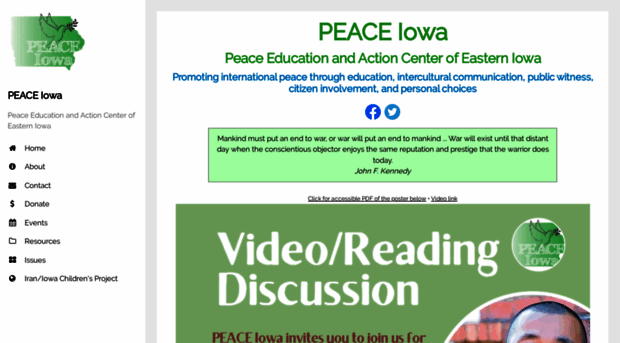 peaceiowa.org