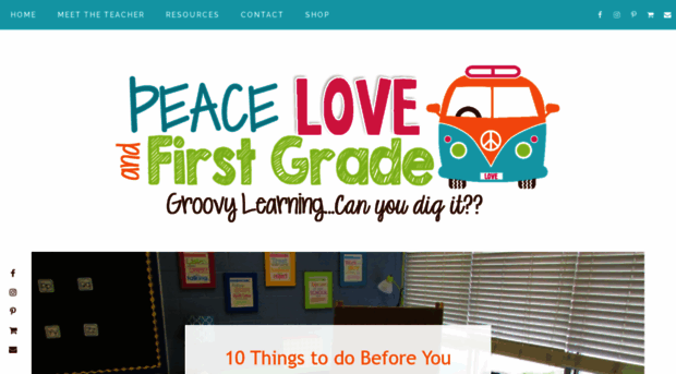 peaceloveandfirstgrade.com