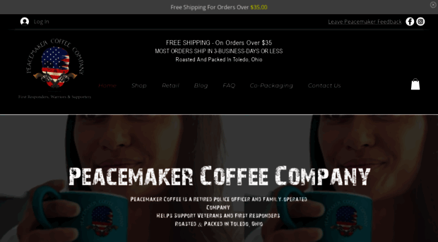 peacemakercoffeecompany.com