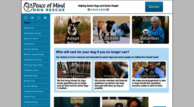 peaceofminddogrescue.org