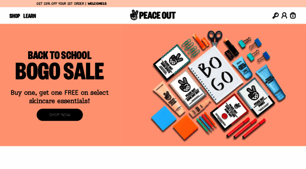 peaceoutskincare.com