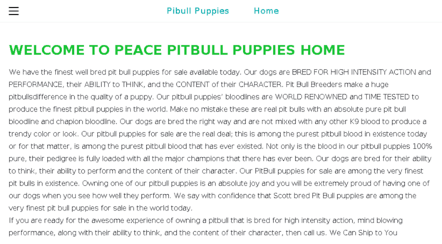 peacepibullspuppies.net