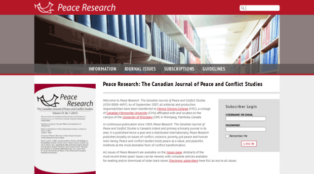 peaceresearch.ca