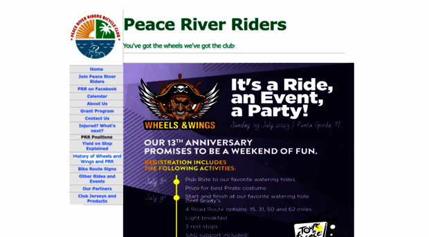 peaceriverridersbicycleclub.com