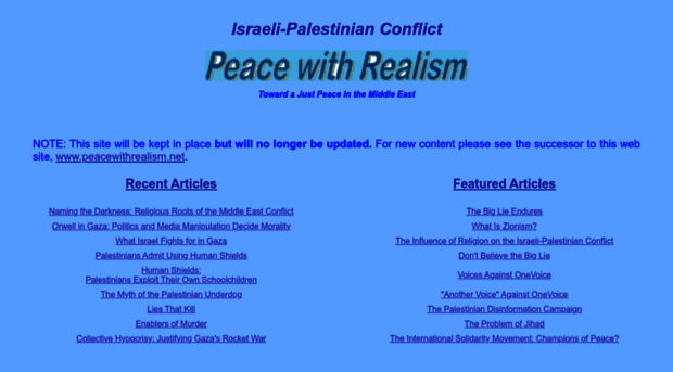 peacewithrealism.org