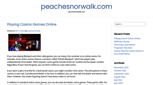 peachesnorwalk.com