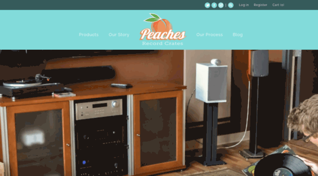 peachesrecordcrates.com