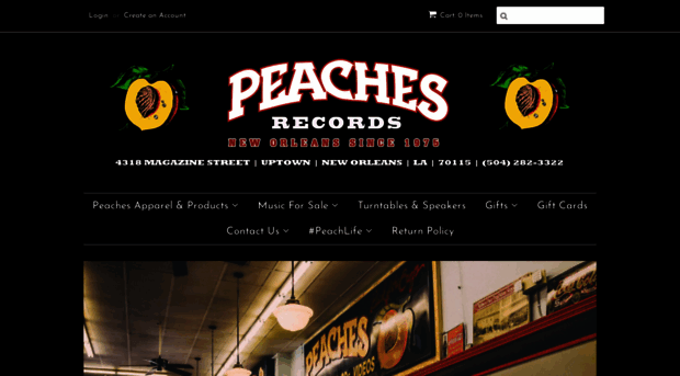 peachesrecordsandtapes.com