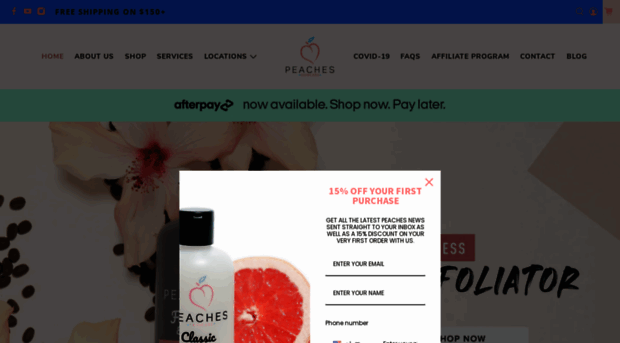 peachesskincare.com