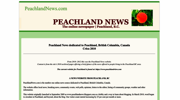 peachlandnews.com