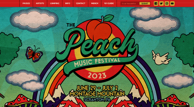 peachmusicfest.com