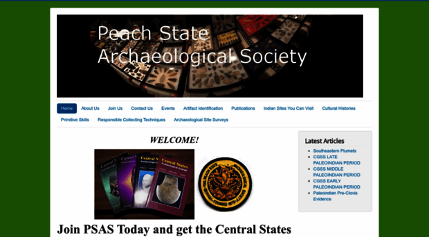 peachstatearchaeologicalsociety.org