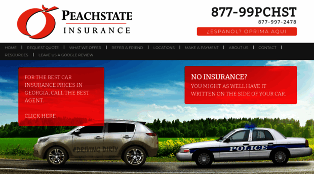 peachstateautoinsurance.com