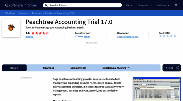 peachtree-accounting-trial.software.informer.com