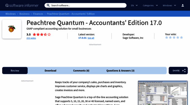 peachtree-quantum-accountants-edition.software.informer.com