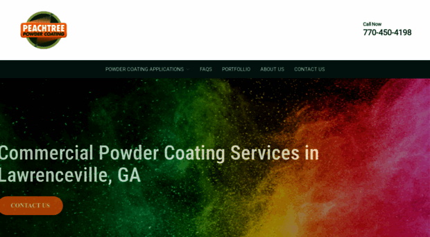 peachtreepowdercoating.com