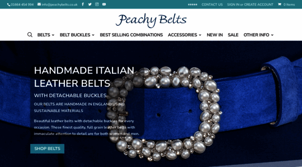 peachybelts.co.uk