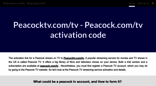 peacock4tv.com