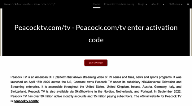 peacockccomtv.com