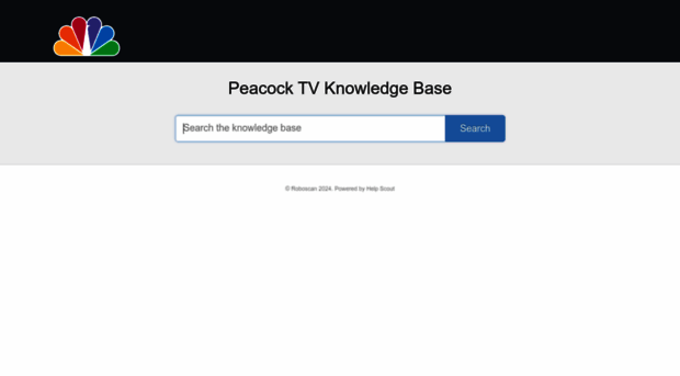 peacocktvcustomerservice.helpscoutdocs.com