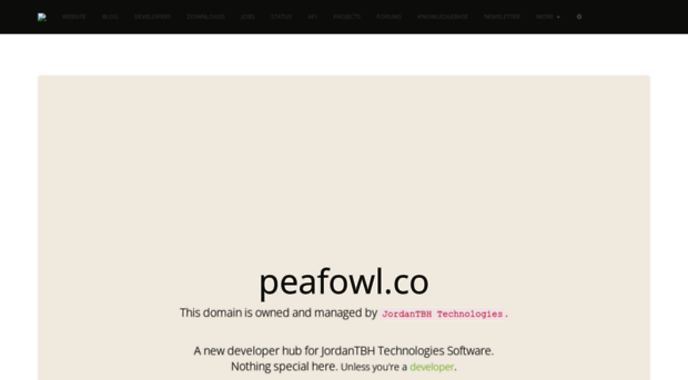 peafowl.co