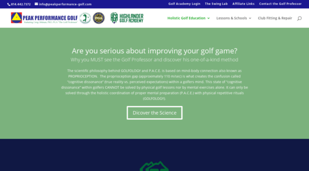 peakperformance-golf.com