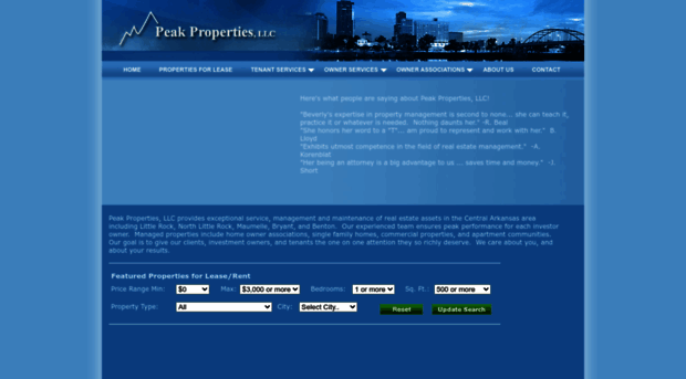 peakpropertiesllc.net