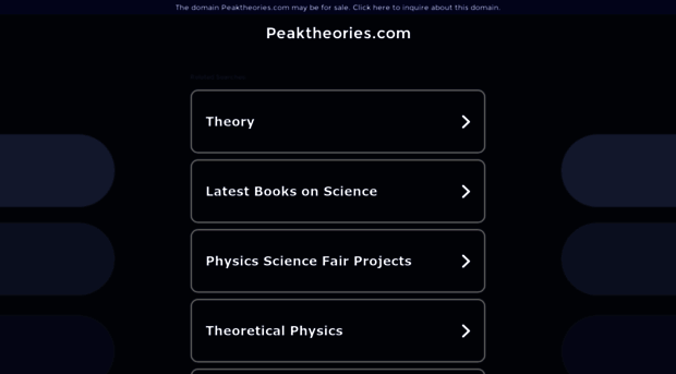 peaktheories.com