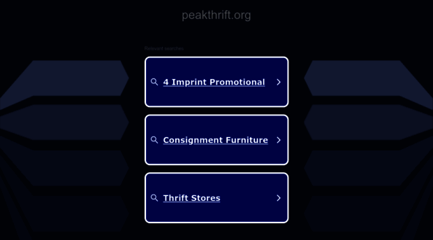 peakthrift.org