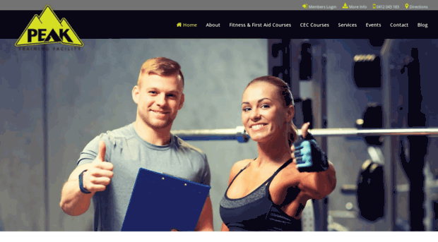 peaktrainingfacility.com